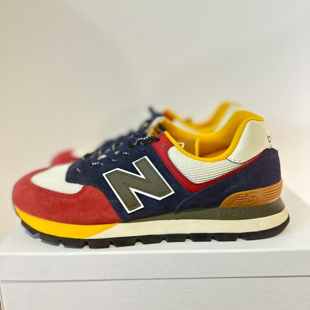 New Balance Lifestyle 574 - Natural Indigo/Earth Red - Men’s Size 10 (ML574DNY)